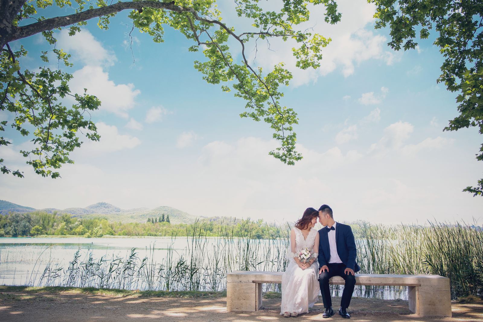 巴尼奥莱斯湖婚纱照 - 巴塞罗那
