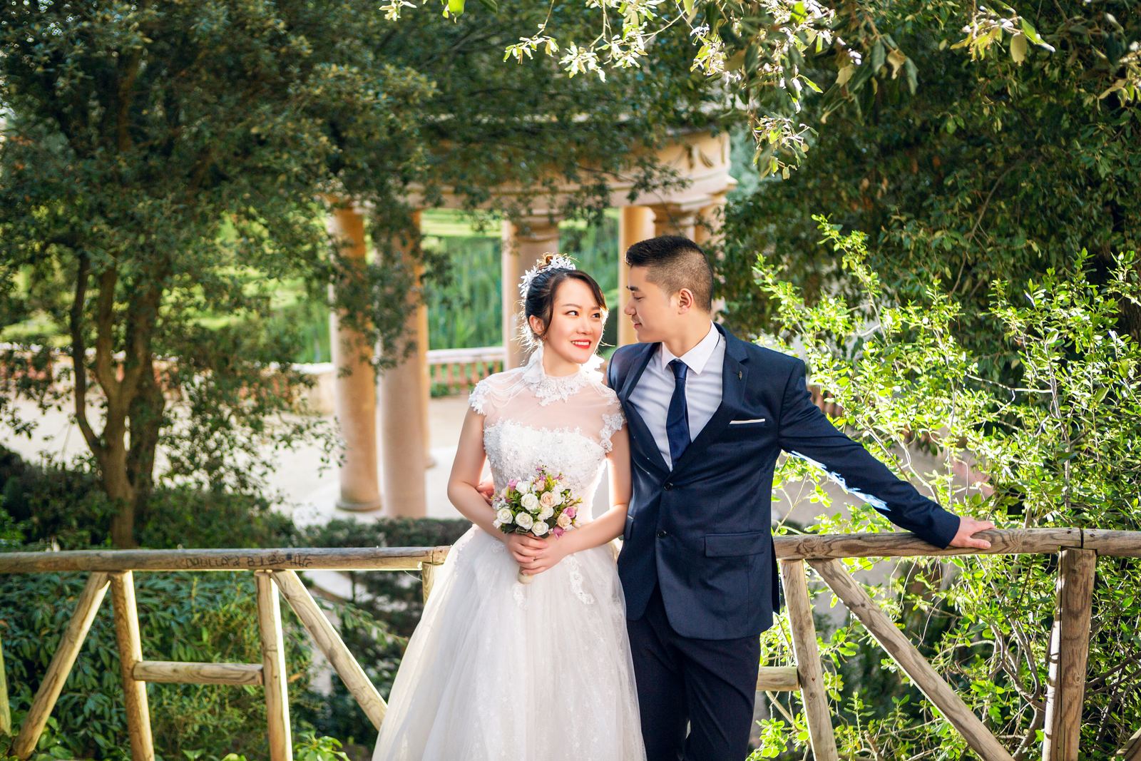 迷宫花园婚纱照 - 巴塞罗那