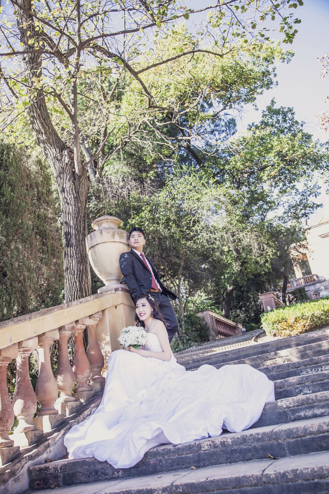 迷宫花园婚纱照 - 巴塞罗那