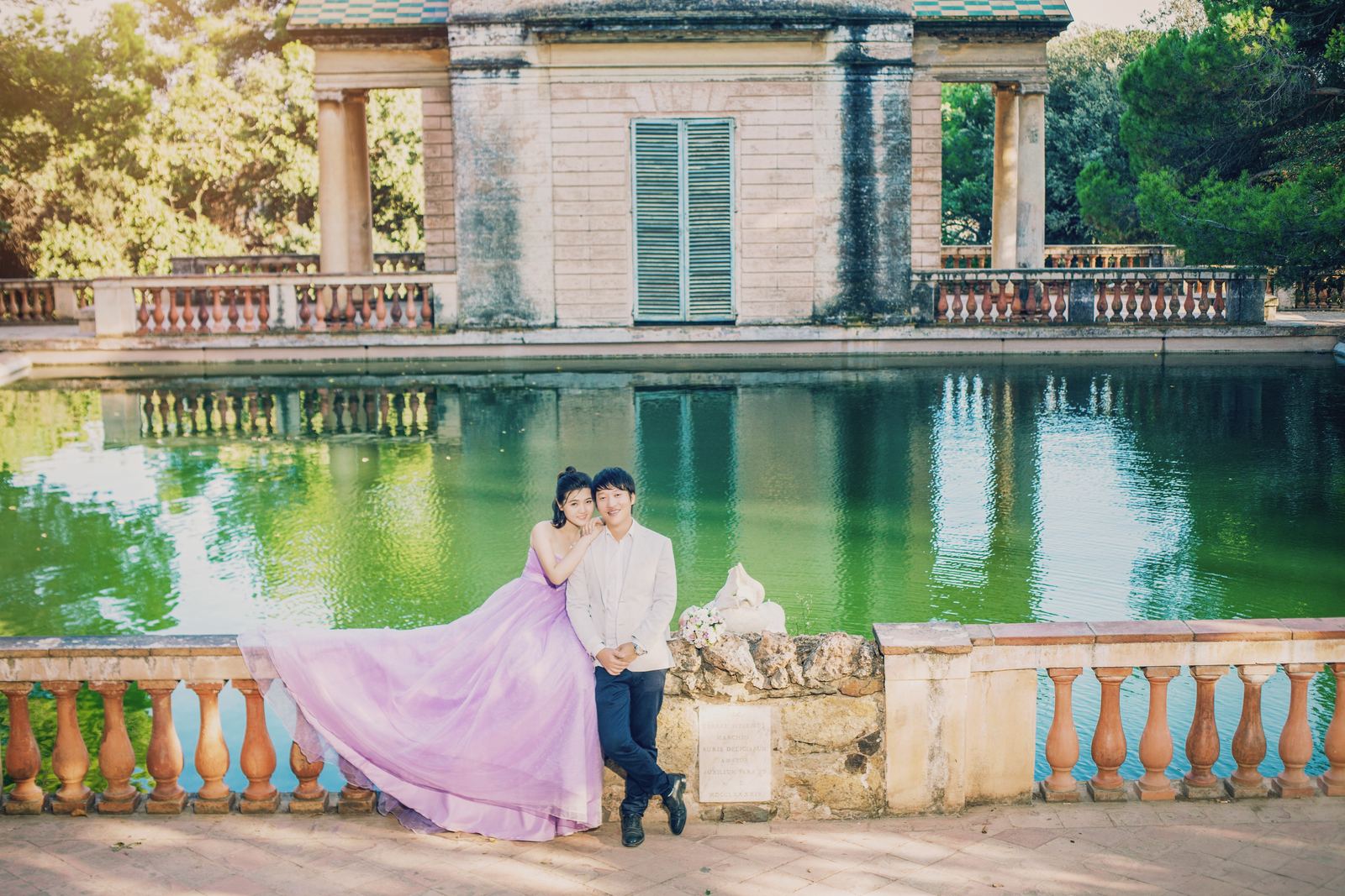 迷宫花园婚纱照 - 巴塞罗那