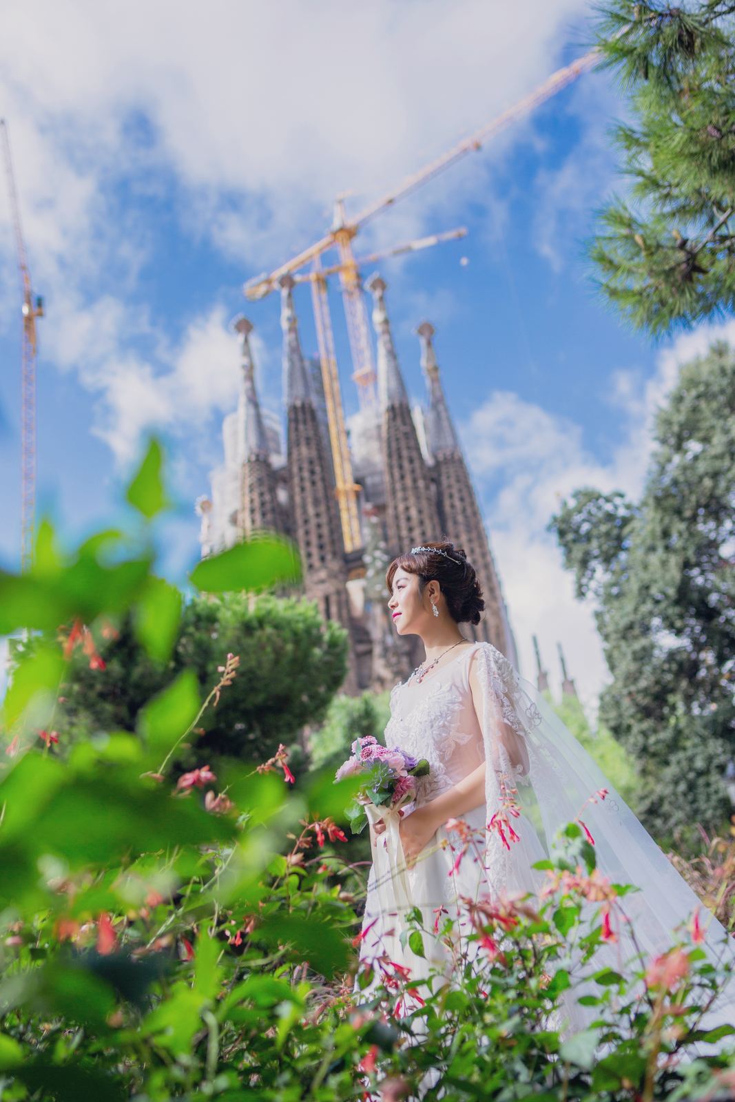 圣家堂婚纱照 - 巴塞罗那